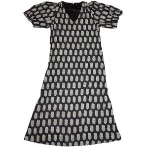 Anna Cate‎ Boho Midi Dress Women's Large Floral Geometric Resort Wear